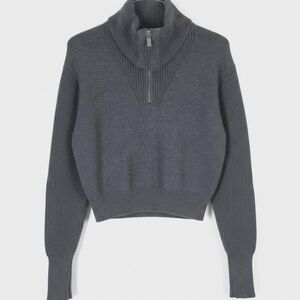 Zara Charcoal Cowl Neck Sweater